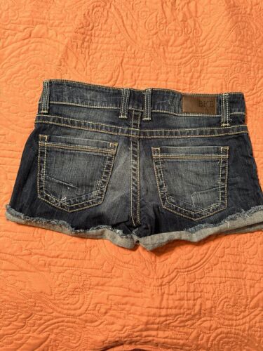 BKE Stella Shorts Women's Size 27 (Actual 29) Distressed Acid Wash Denim Buckle - Image 2