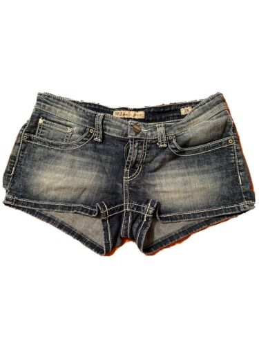 Women's, BKE "Stella",Pocket embroidery, Denim Jean, Shorts, Size 28