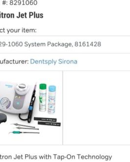 NEW Dentsply Cavitron Jet Plus Scaling & Air Polishing Gen 137