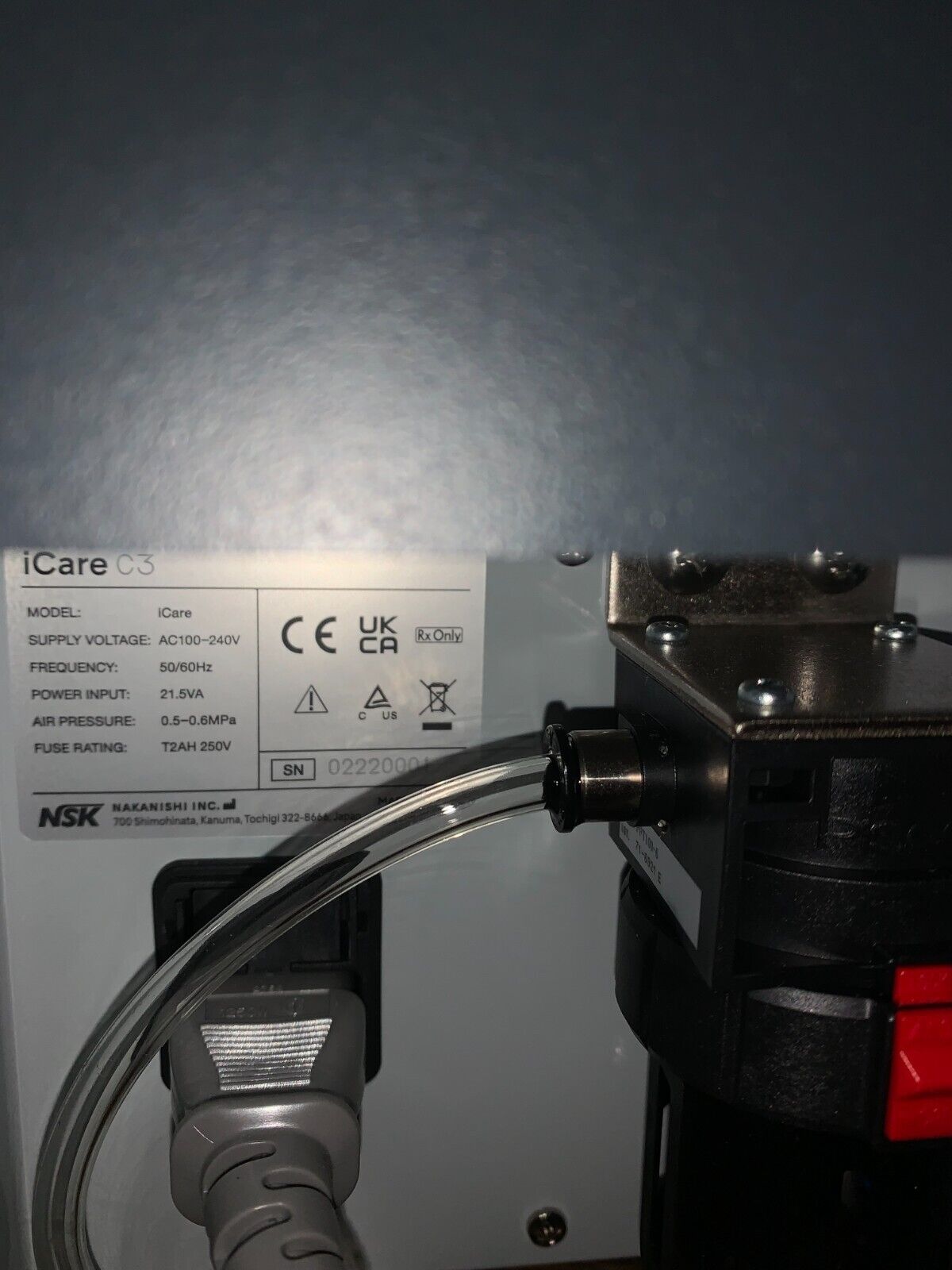 NSK iCare 3 Dental Handpiece Lubricator Machine with 4 Ports. - Image 5