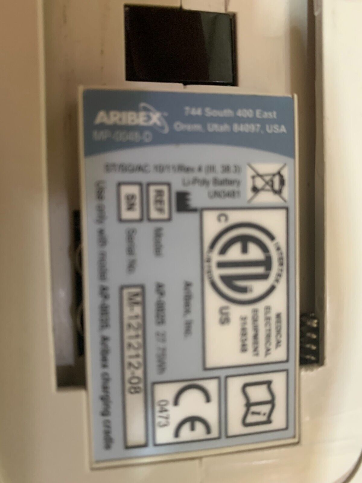Aribex NOMAD Pro2 with batteries and charger - Image 11