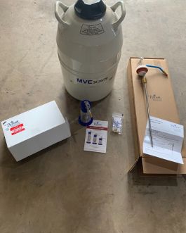 Brymill Cry-Ac 10 oz Liquid Nitrogen Storage System Device B800 300 ML, NEW