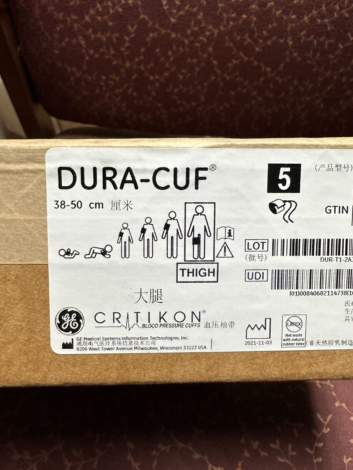 Critikon Dura-Cuf DUR-T1-2A Thigh lot of 5