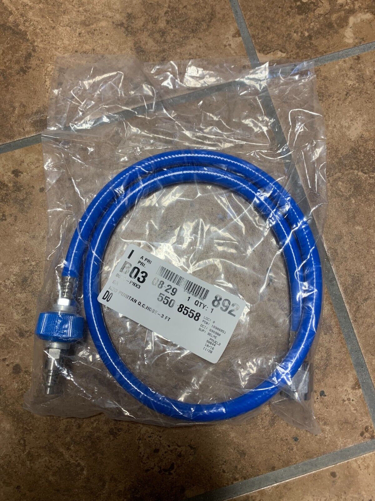 Puritan Bennett N20 Q.C Hose - 3FT