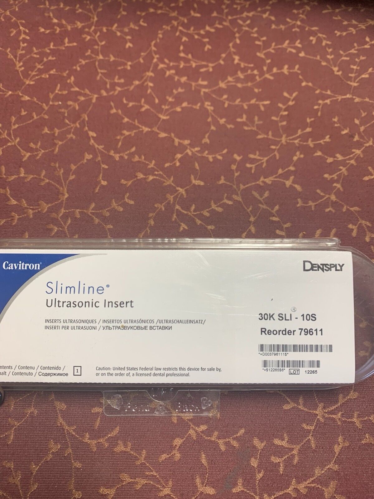 DENTSPLY Cavitron Ultrasonic Slimline Insert 30K SLI - 10S 79611