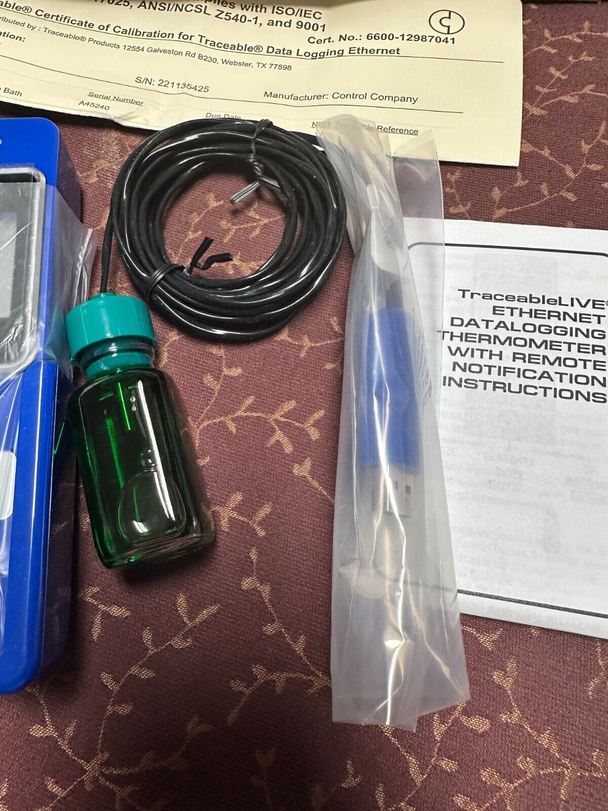 Cole Parker Traceable Ethernet Thermometer Probe - Image 3