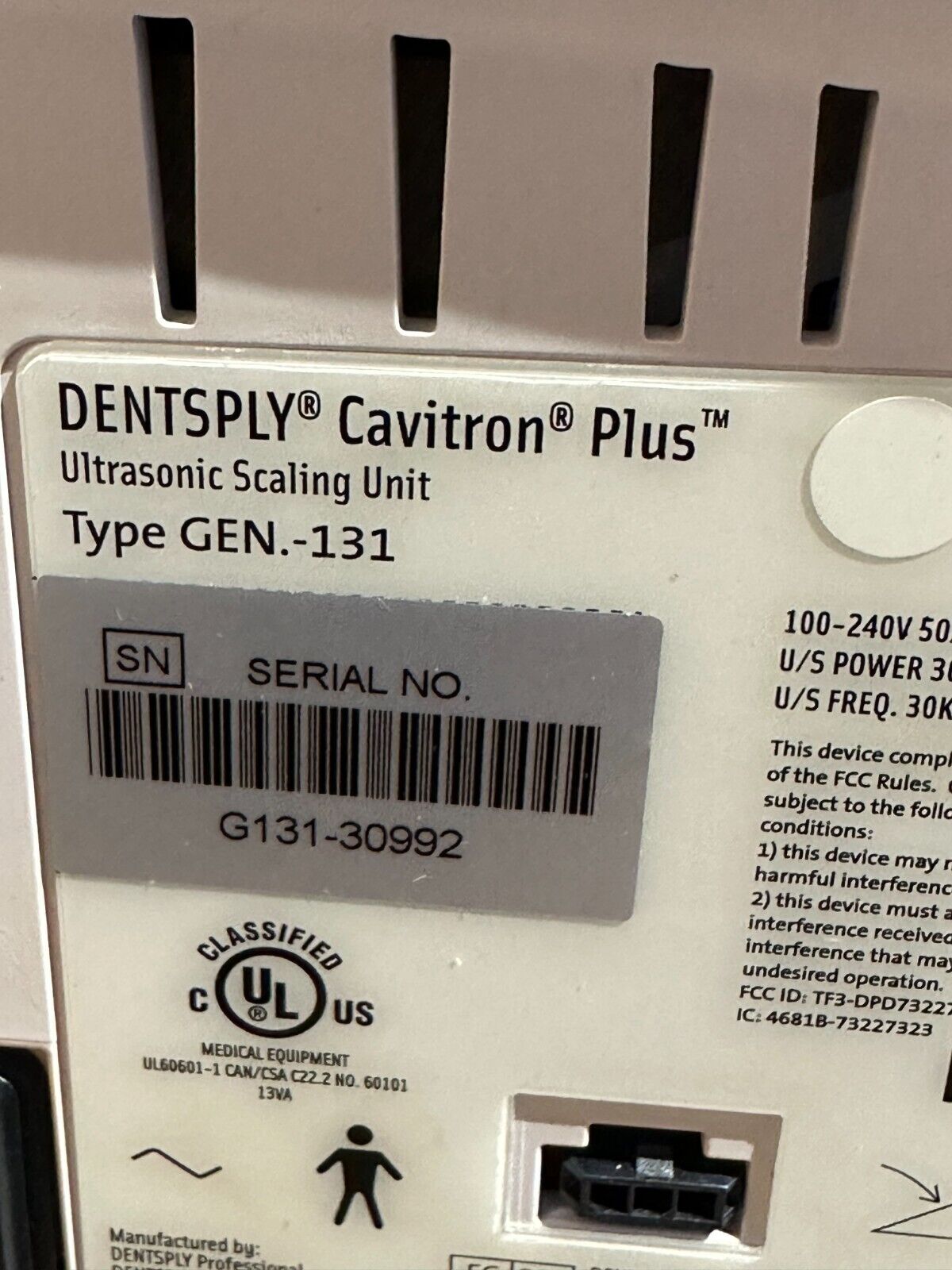 Dentsply (GEN-131) Cavitron Plus 30k Scaler - Wireless Foot Control *Refurbished - Image 3