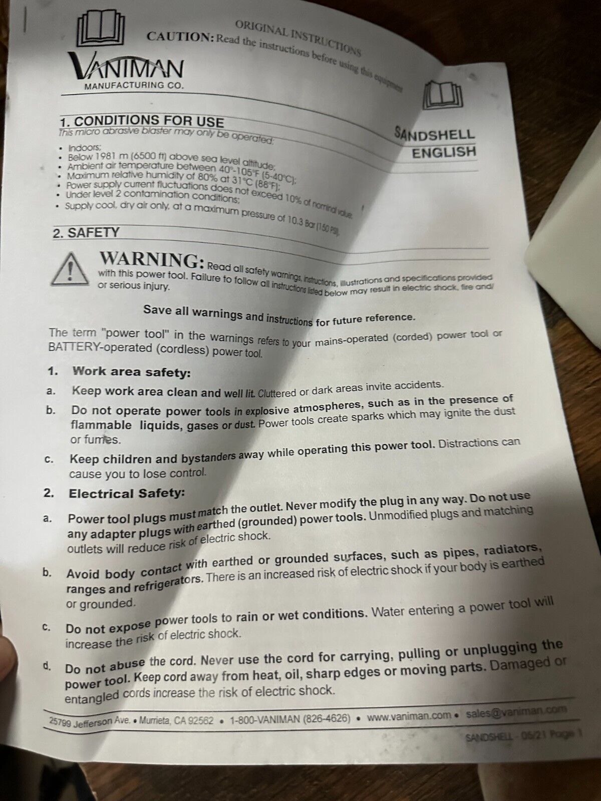 Vaniman Sandshell XL Dental Lab Dust Collector Collection Unit - Image 6