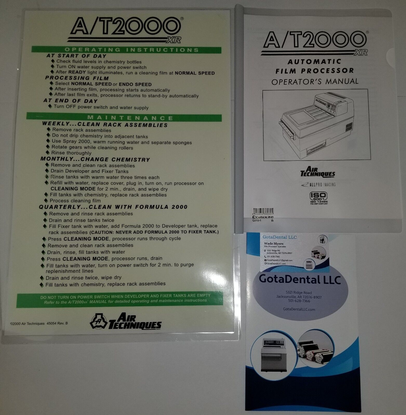 AIR TECHNIQUES AT2000XR FILM PROCESSOR BOTTOM WITH A FULL 1 YEAR WARRANTY - Image 2