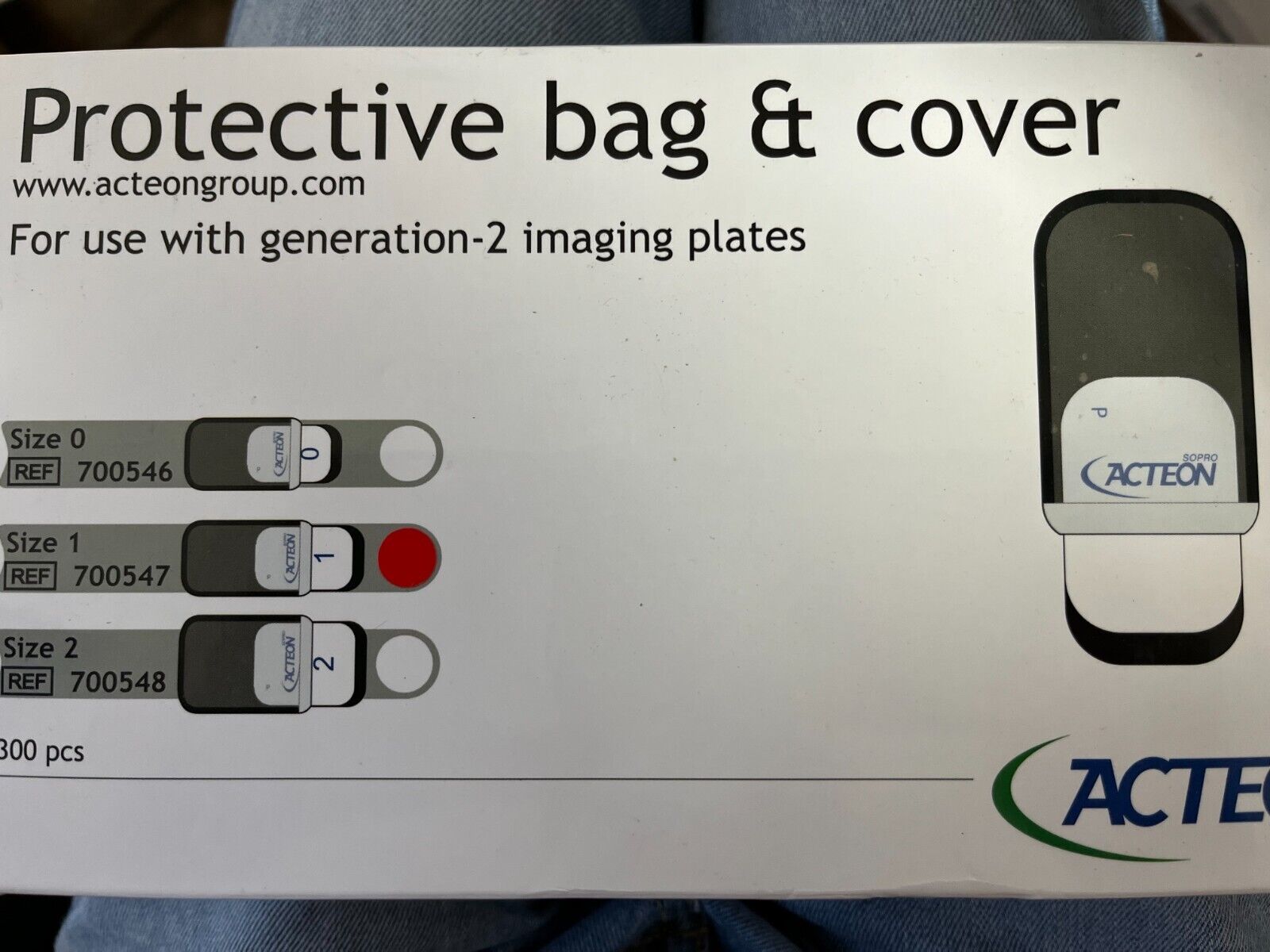 ACTEON Sensor Sopro Imaging Plate size 1 700547