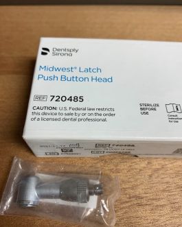 Midwest Push Button Latch Head Dental Handpiece 720485