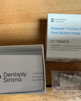 Friction grip push button angle Midwest Dentsply dental REF 720475