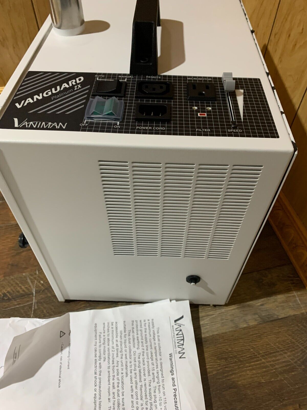 Vaniman Platinum 2X dust collector - Image 3