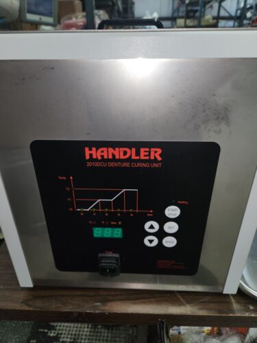 HANDLER 2010DCU TWO-STAGE DIGITAL 8 FLASK DENTURE CURING UNIT DENTAL LAB