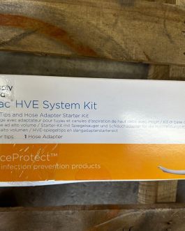 Dentsply Serona Purevac HVE System Kit-3 HVE Mirror Tips & Hose Adapter-Lot of 5