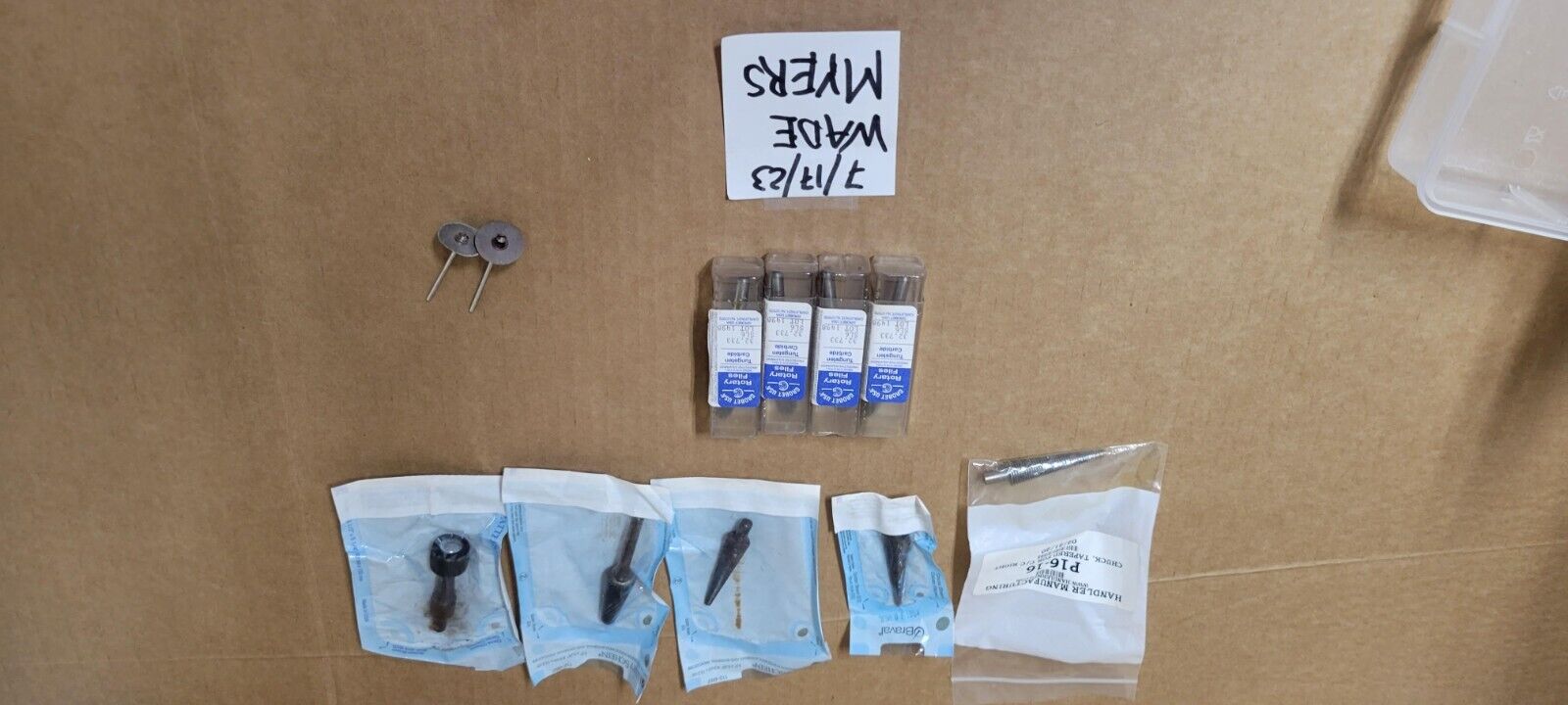 VARIOUS Henry S./Handler CHUCKS (5) + Grobet USA ROTARY FILES (4) - Image 2