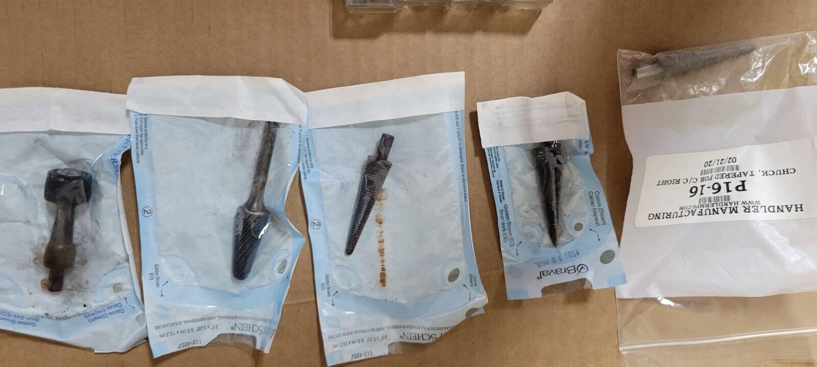 VARIOUS Henry S./Handler CHUCKS (5) + Grobet USA ROTARY FILES (4) - Image 4