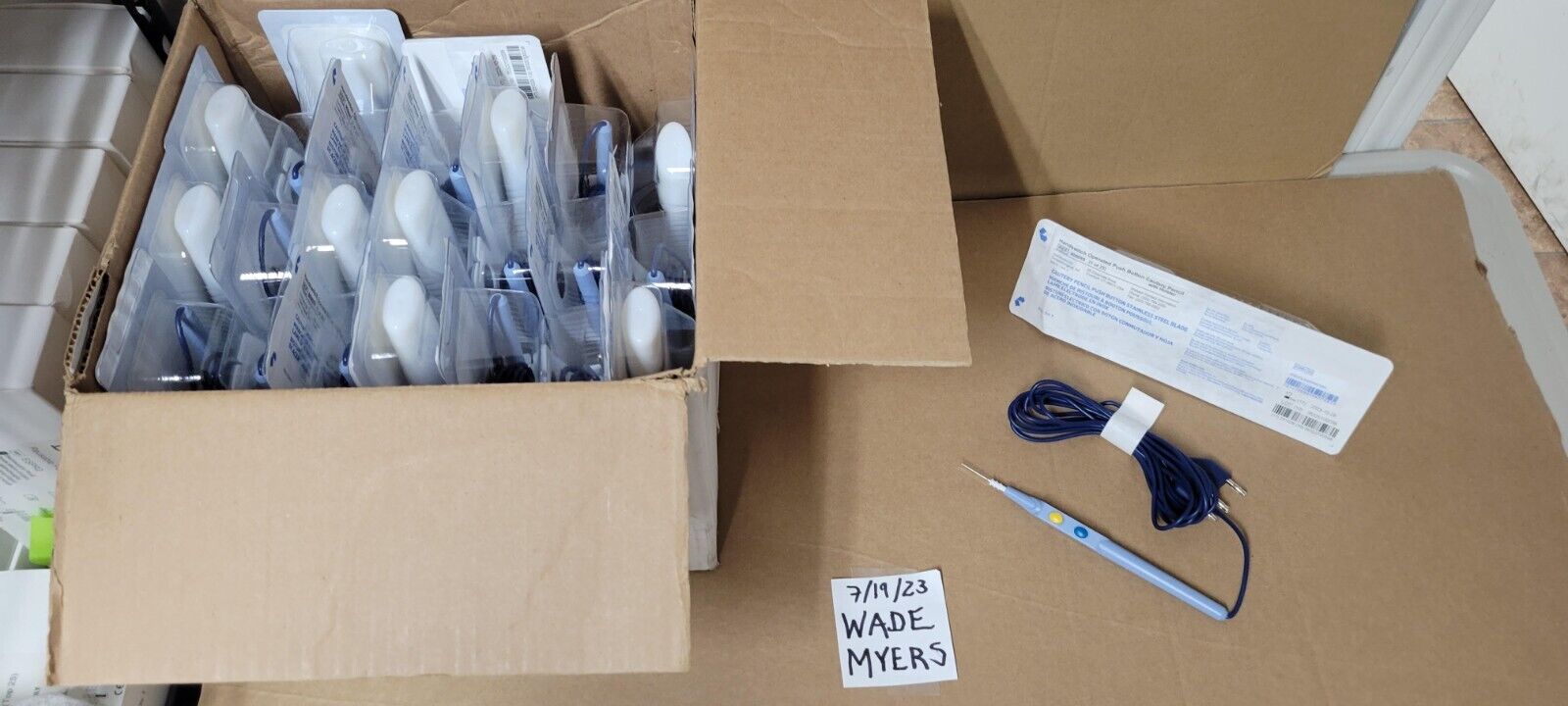 Wallach Handswitch-Operated Push-Button CAUTERY PENCIL w/HOLSTER - #909089