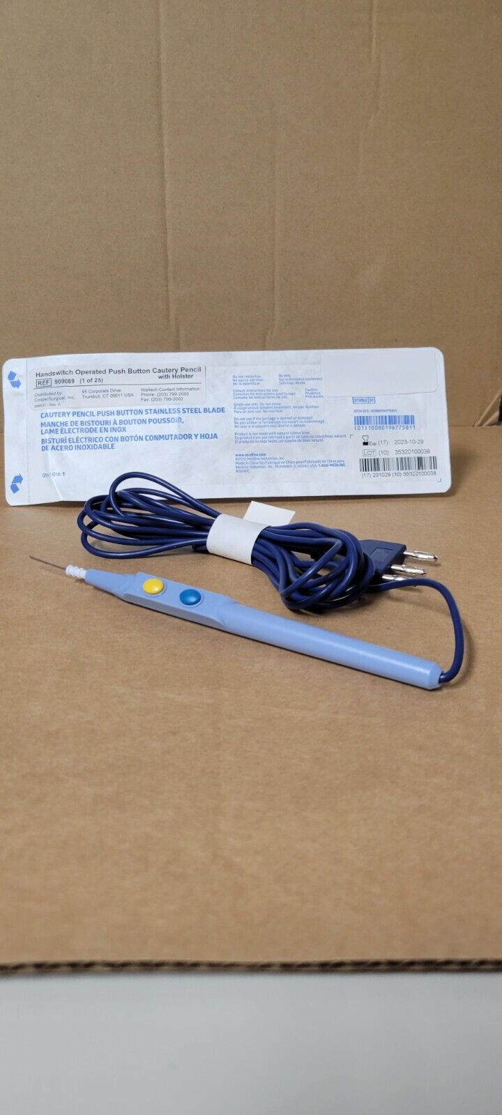 Wallach Handswitch-Operated Push-Button CAUTERY PENCIL w/HOLSTER - #909089 - Image 3