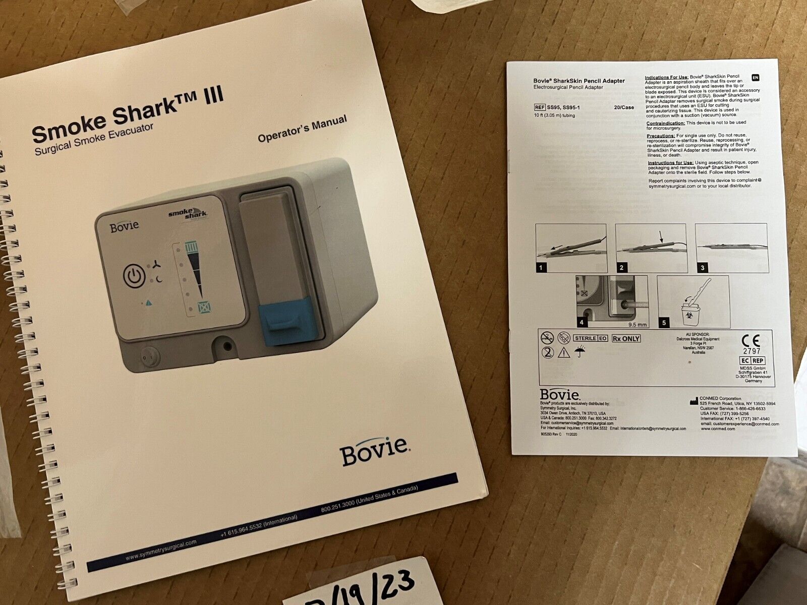 Open Box Smoke Shark III Bovie Smoke evacuator unit - Image 2