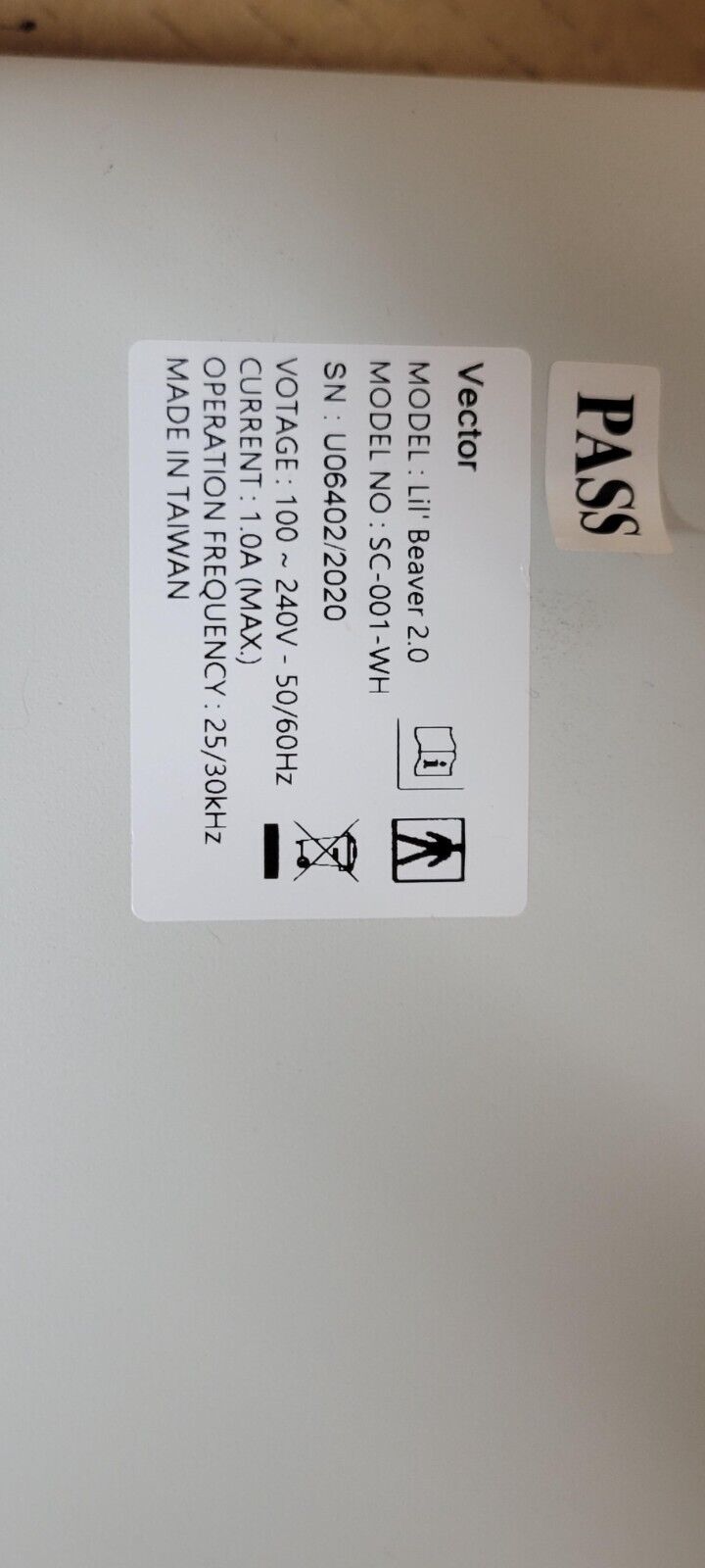 (Pre-owned) Vector LITTLE BEAVER 2.0 - Ultrasonic Scaler SC-001-WH - Image 3