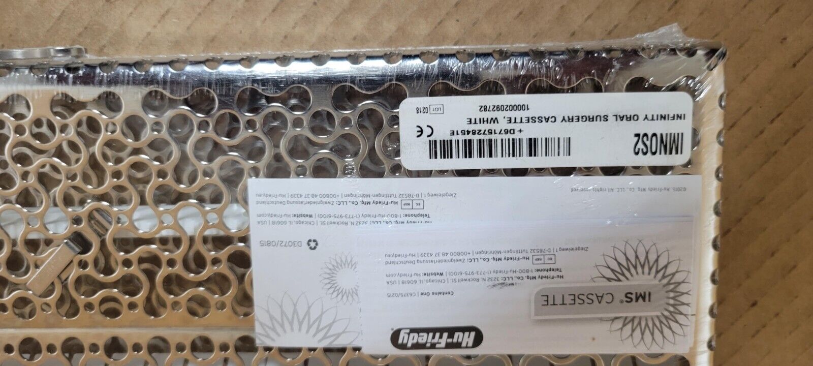 Hu Friedy IMS CASSETTES (Lot of 2) - IMNS02 Infinity Oral Surgery, White - Image 4