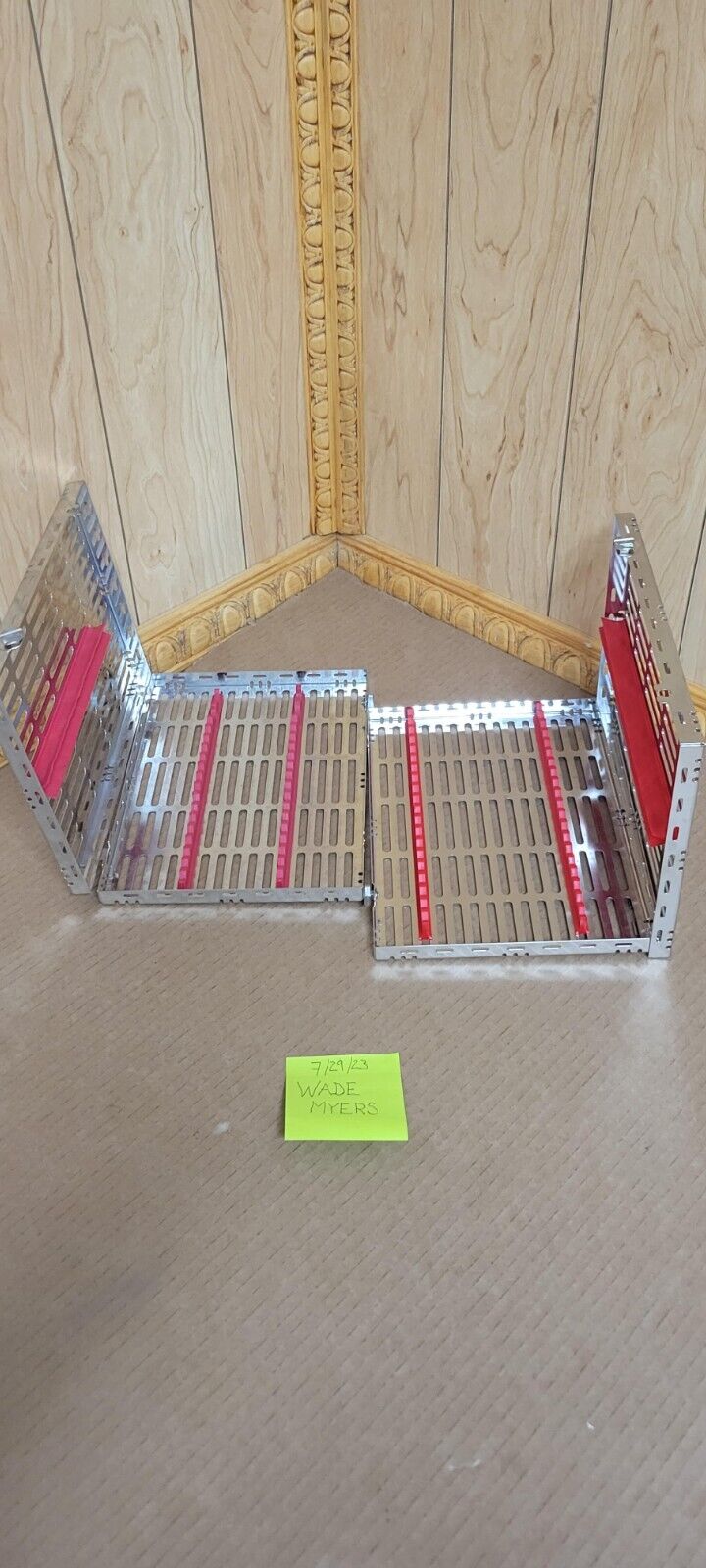 Hu Friedy IMS Instrument Cassettes - LOT of 2 - Signature Series (20/18) - RED