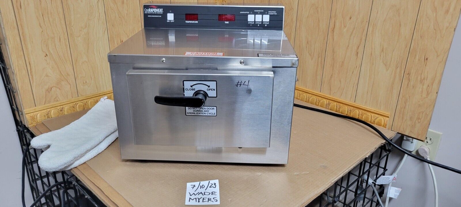(Pre-Owned) Cox RAPID (Dry) HEAT TRANSFER STERILIZER - 6000
