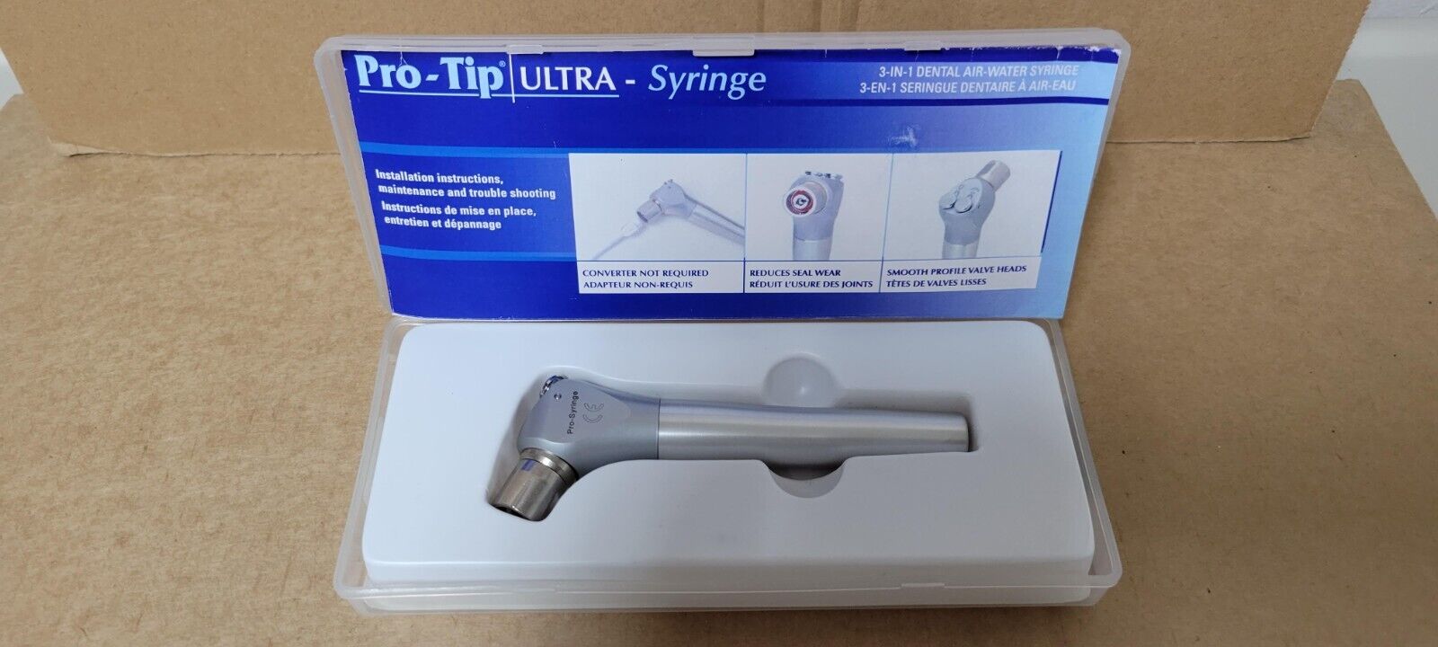 MEDICOM Pro Syringe PRO-TIP ULTRA Air/Water SYRINGE 1007080 - Image 2