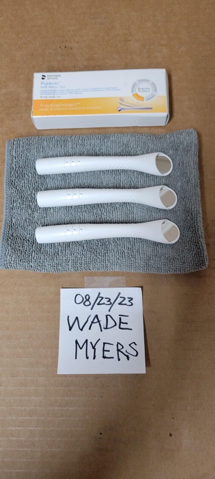 (NEW) Dentsply Sirona PUREVAC HVE MIRROR TIPS 11010 - 3 PACK