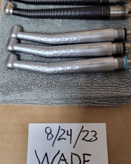 Lot of 7 (Pre-owned) Henry Schein HANDPIECES – 2 / 3 / 2