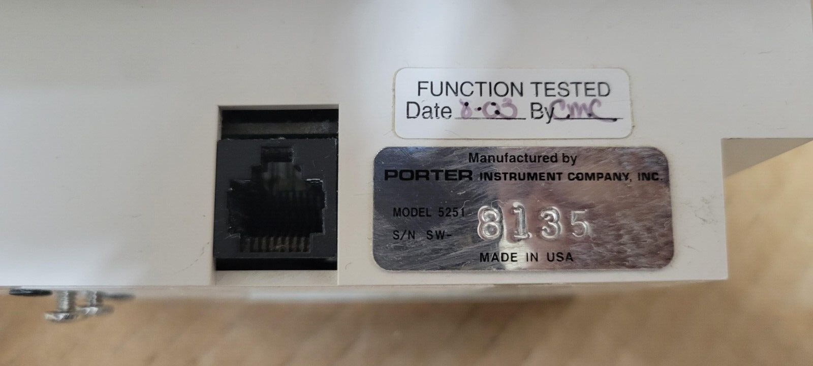 (Pre-owned) Porter SENTINEL System Manifold - Image 6