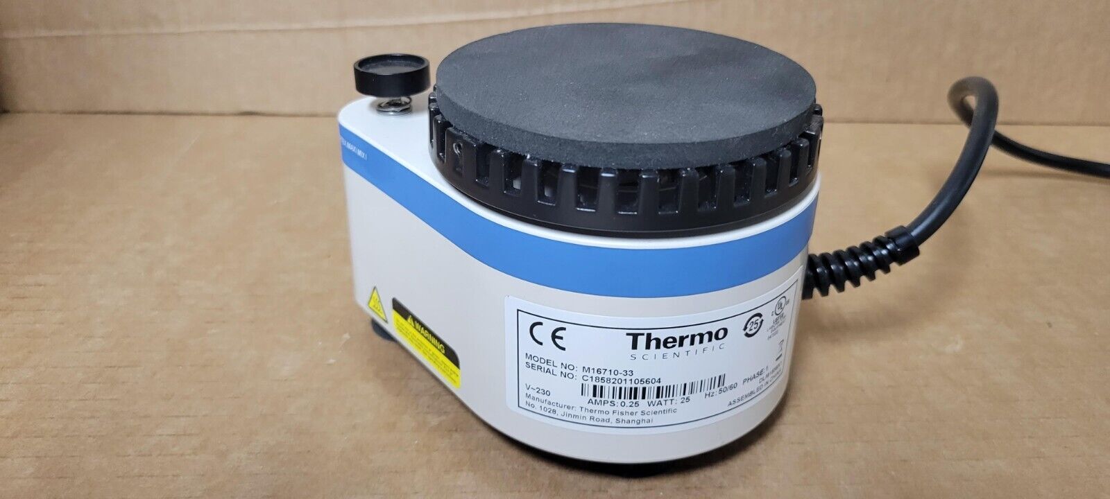 (BRAND NEW) Thermco Fisher Scientific M16710-33 VIBRATOR w/Replacement Pad - Image 2