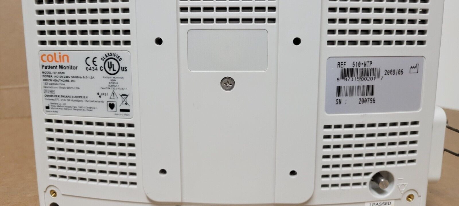 (Pre-owned) COLIN BP-S510 Patient Monitor 510NTP - Image 6
