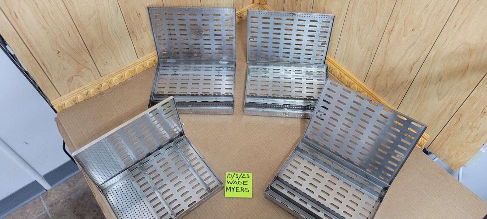 (Pre-owned) THOMPSON Autoclavable INSTRUMENT STERILIZATION CASSETTES - Lot of 4 - Image 4