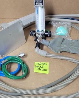 (Pre-owned) Porter MXR 2000 Flow Meter w/ Long Hosing + Wall Mount