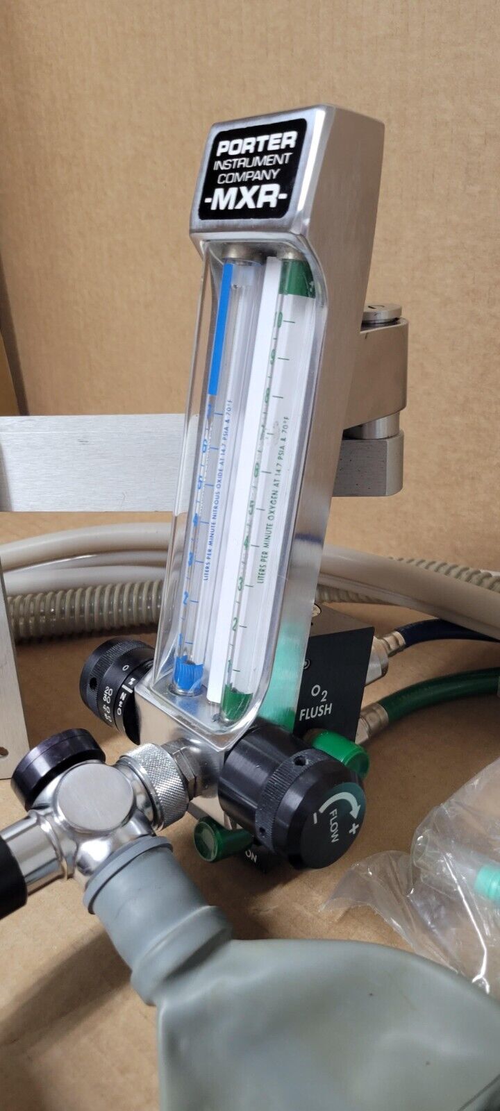 (Pre-owned) Porter MXR 2000 Flow Meter w/ Long Hosing + Wall Mount - Image 3