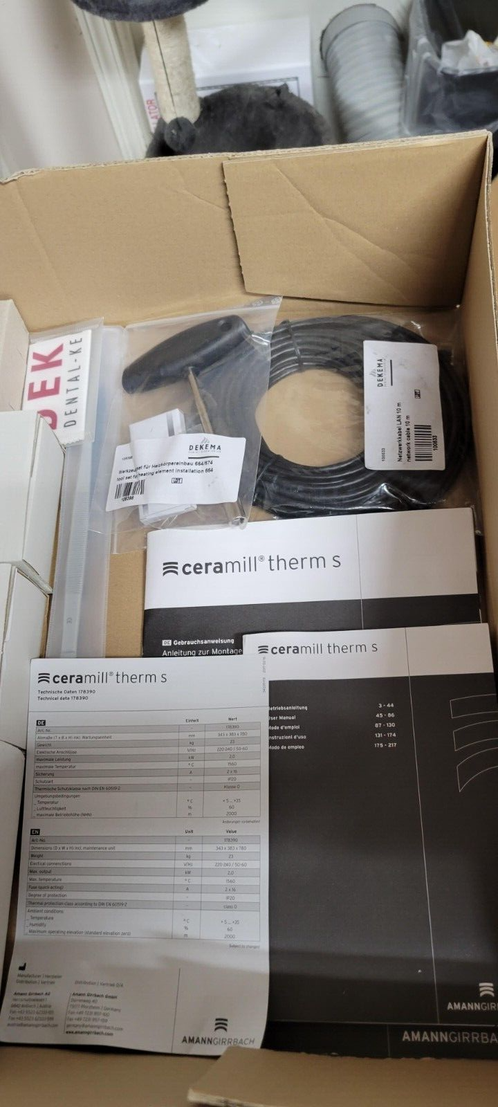 Ceramill THERM-S Zirconia Speed SINTERING FURNACE P004017 Dekema - Image 6