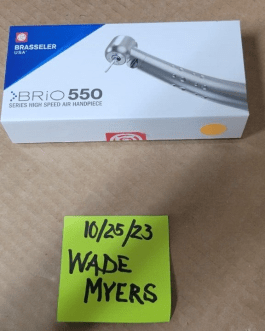 (Pre-owned) Brasseler BRIO-550 High Speed Air Handpiece