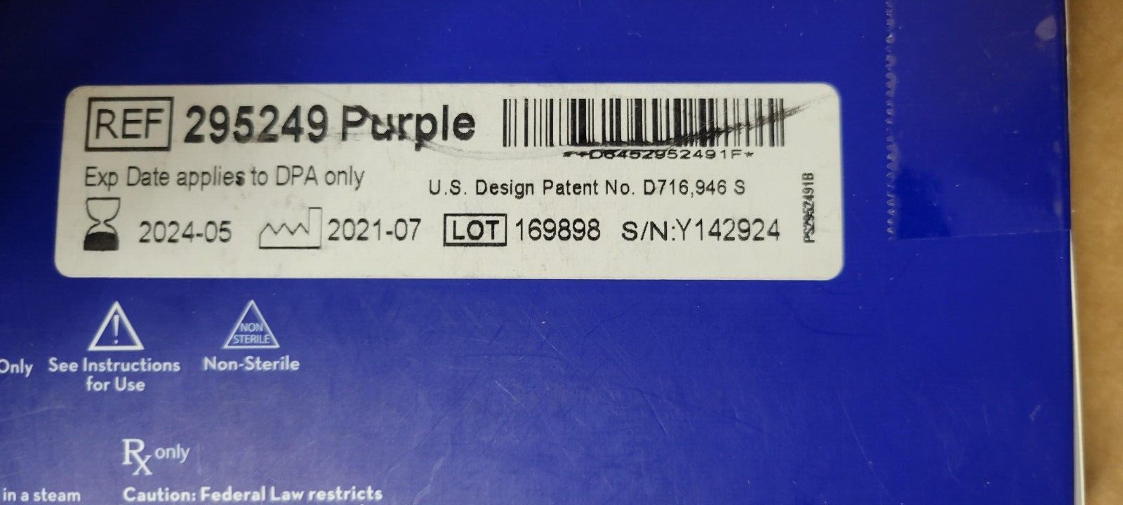 (Pre-owned) Young Hygiene HANDPIECE 295249 Purple - Image 6