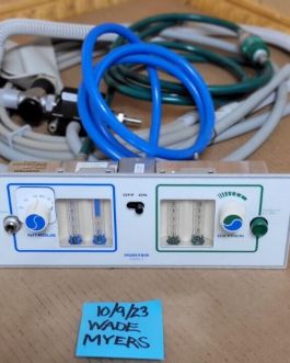 Porter MXR-1 FLOW METER w/Attachments