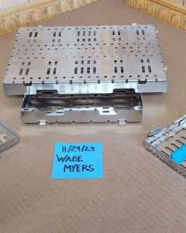 Dental Instrument Cassettes – LOT of 3 – Various