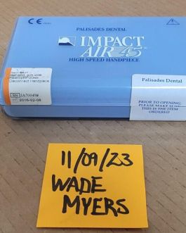 Vista Apex/Palisades IMPACT AIR 45 High Speed HandpiecE #407