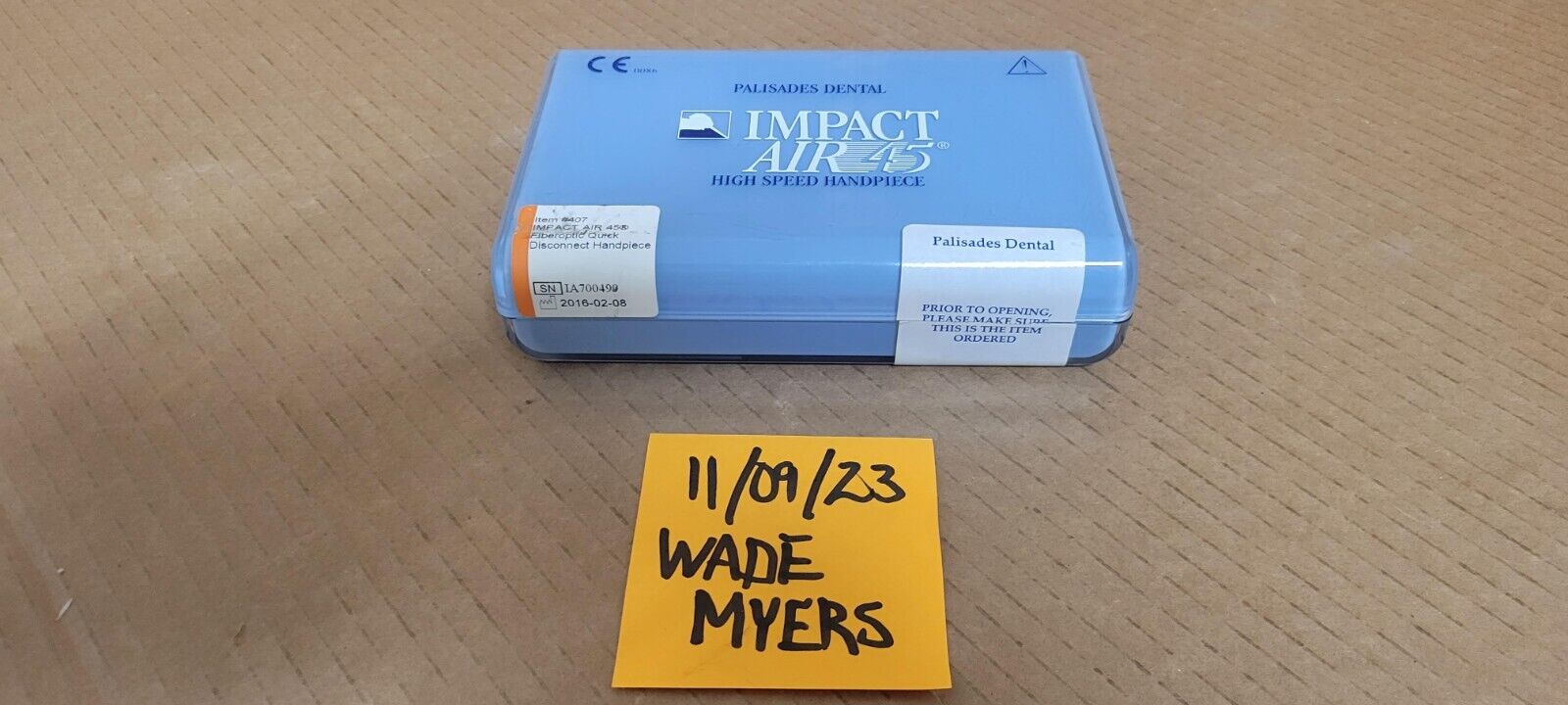 Vista Apex/Palisades IMPACT AIR 45 High Speed HandpiecE #407