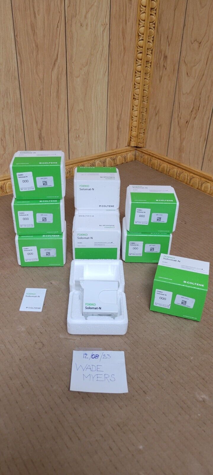 (NEW) Coltene ROEKO SOLOMAT-N Sz 000 PELLET DISPENSOR w/ Pellets - Lot of 9