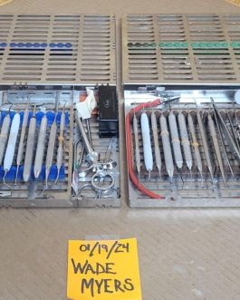 Hu Friedy IMS Signature Series Sterilization Cassettes – Lot of 2 – 8″ x 11″