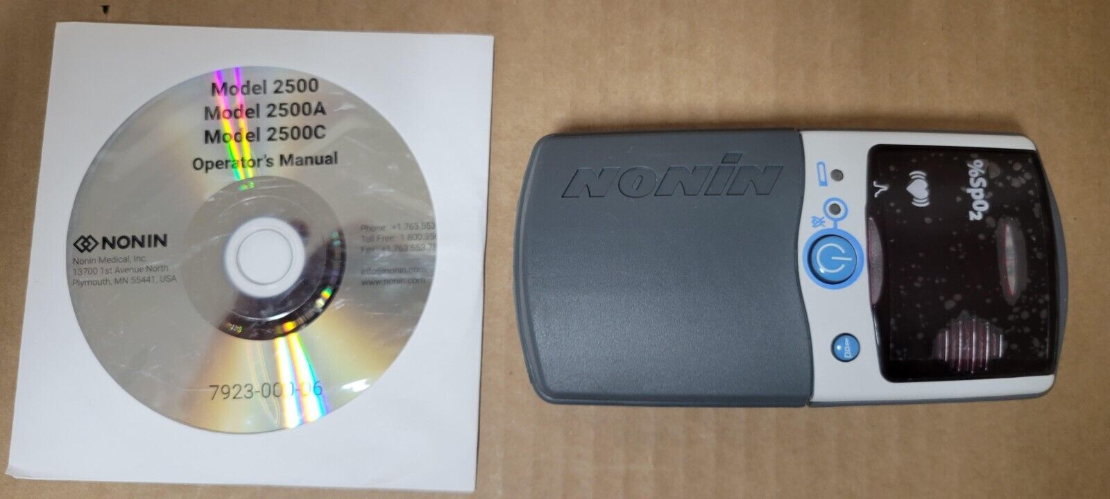 Pre-owned Nonin PALM-SAT PULSE OXIMETER 2500A - 01/29/23 - Image 3