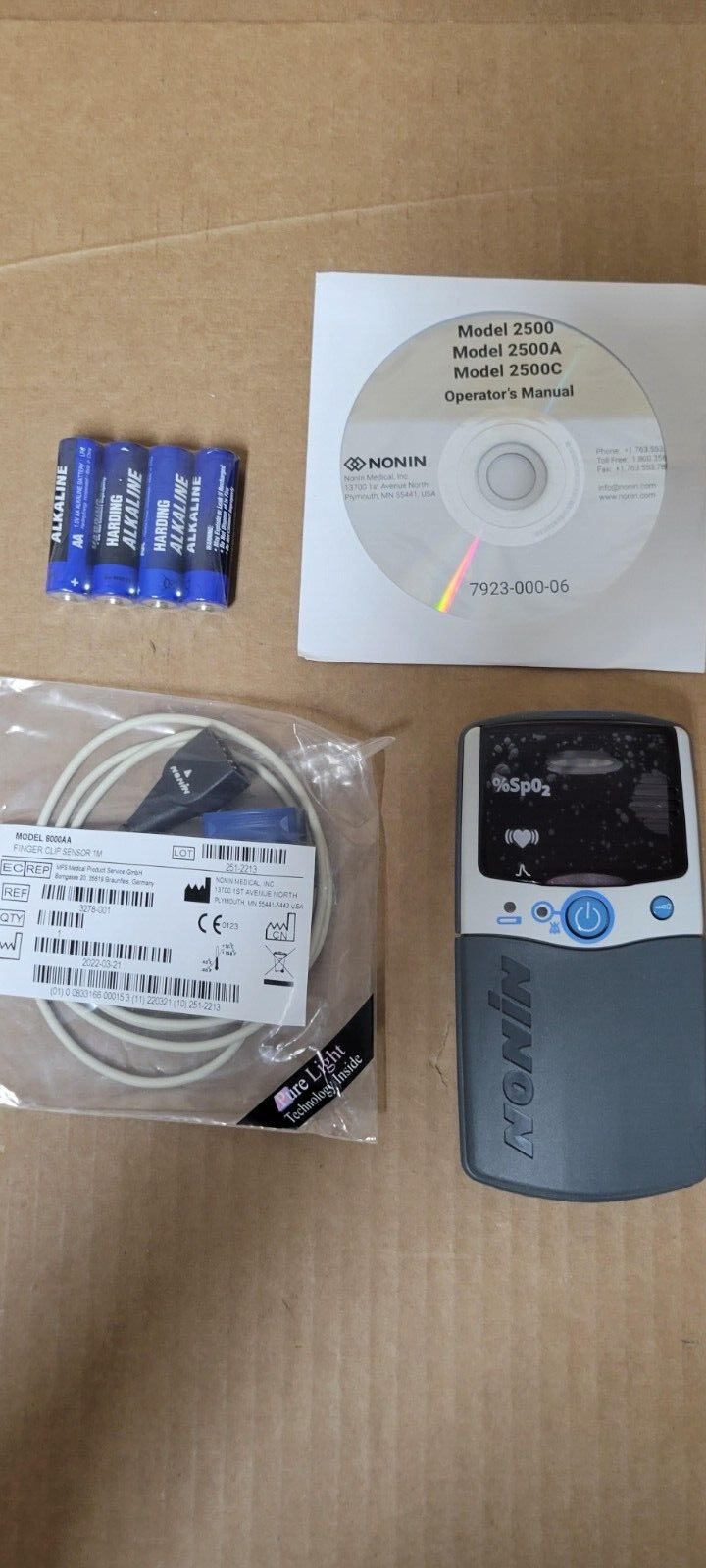 Pre-owned Nonin PALM-SAT PULSE OXIMETER 2500A - 01/29/23 - Image 2