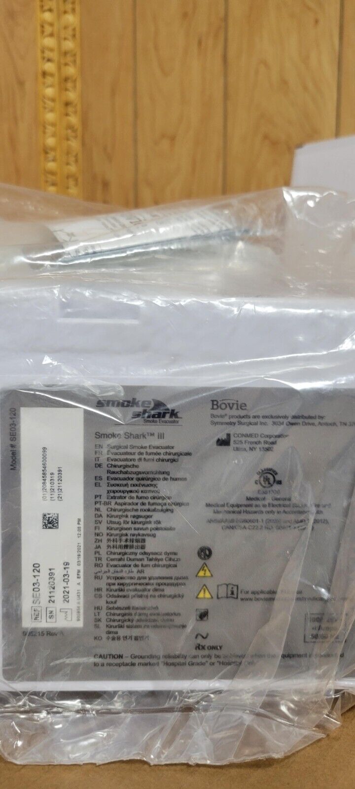 (Brand New) Bovie SMOKE SHARK III Smoke Evacuator SE03-100 / 020824 - Image 15